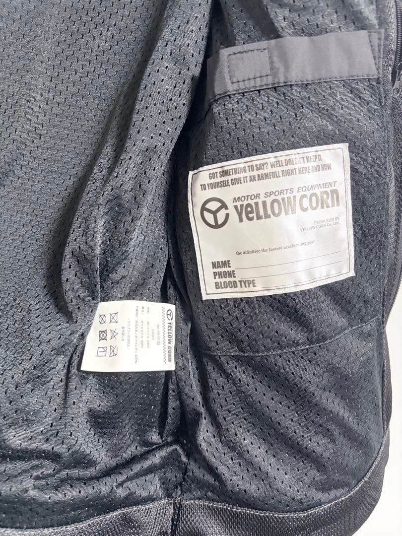 イエローコーン　メッシュジャケットYB-0105-BK/GM-L ブラック