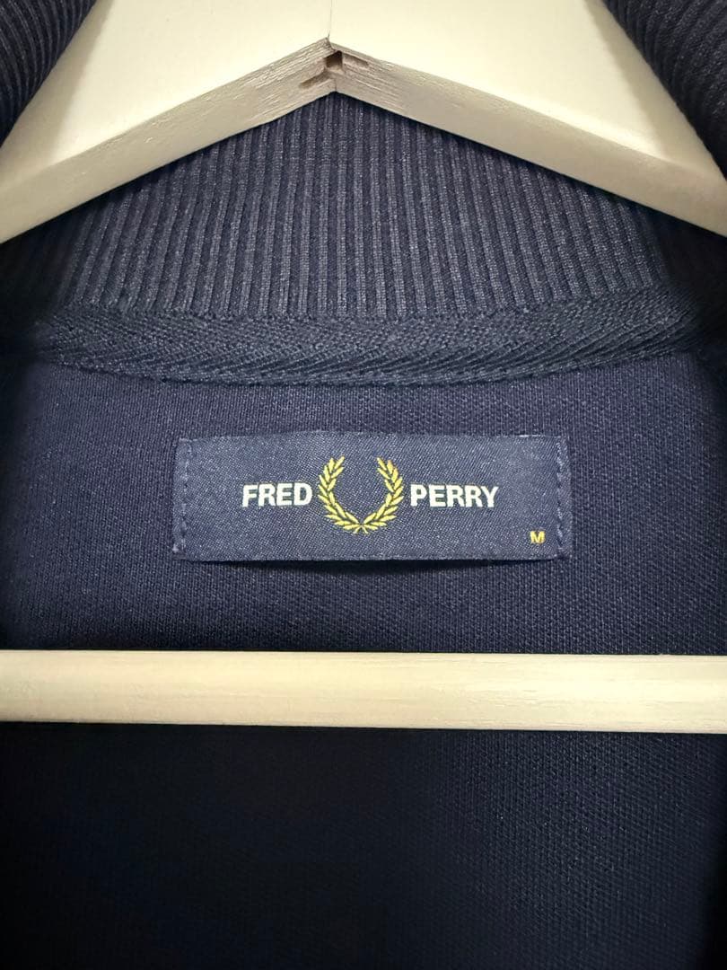 FRED PERRY ネイビー トラックジャケット M