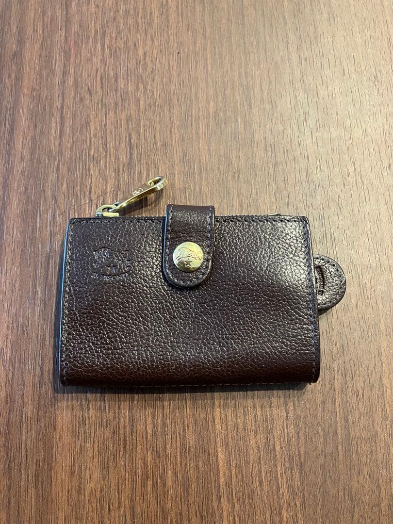 IL BISONTE イルビゾンテ キーケース パース ダークブラウン