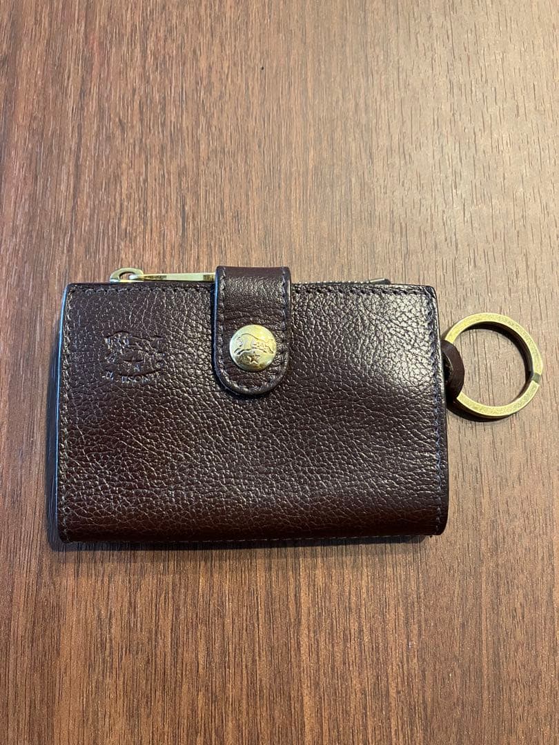 IL BISONTE イルビゾンテ キーケース パース ダークブラウン