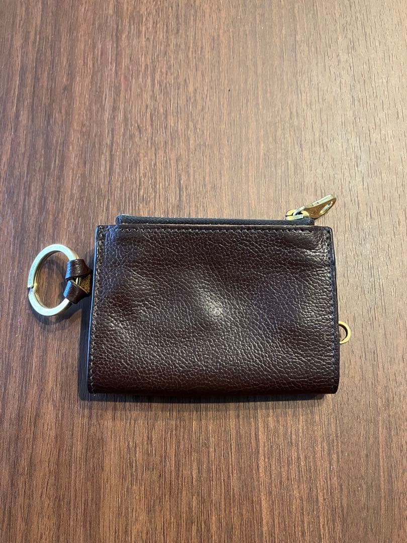 IL BISONTE イルビゾンテ キーケース パース ダークブラウン