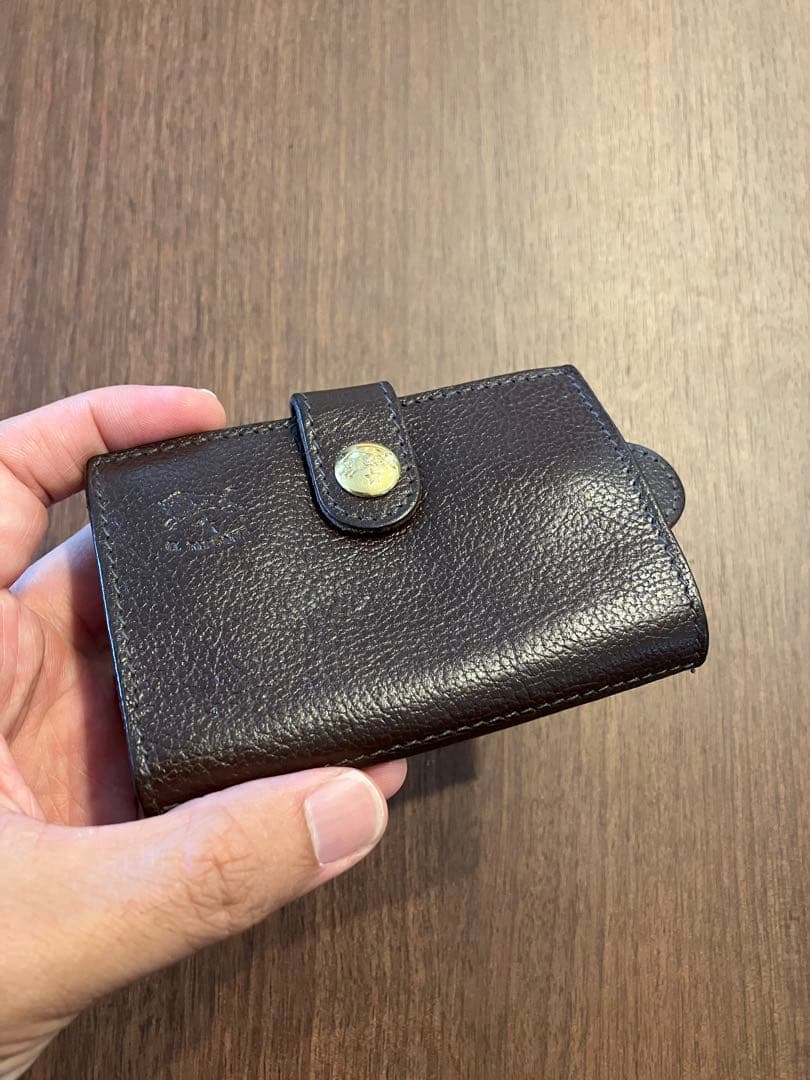 IL BISONTE イルビゾンテ キーケース パース ダークブラウン