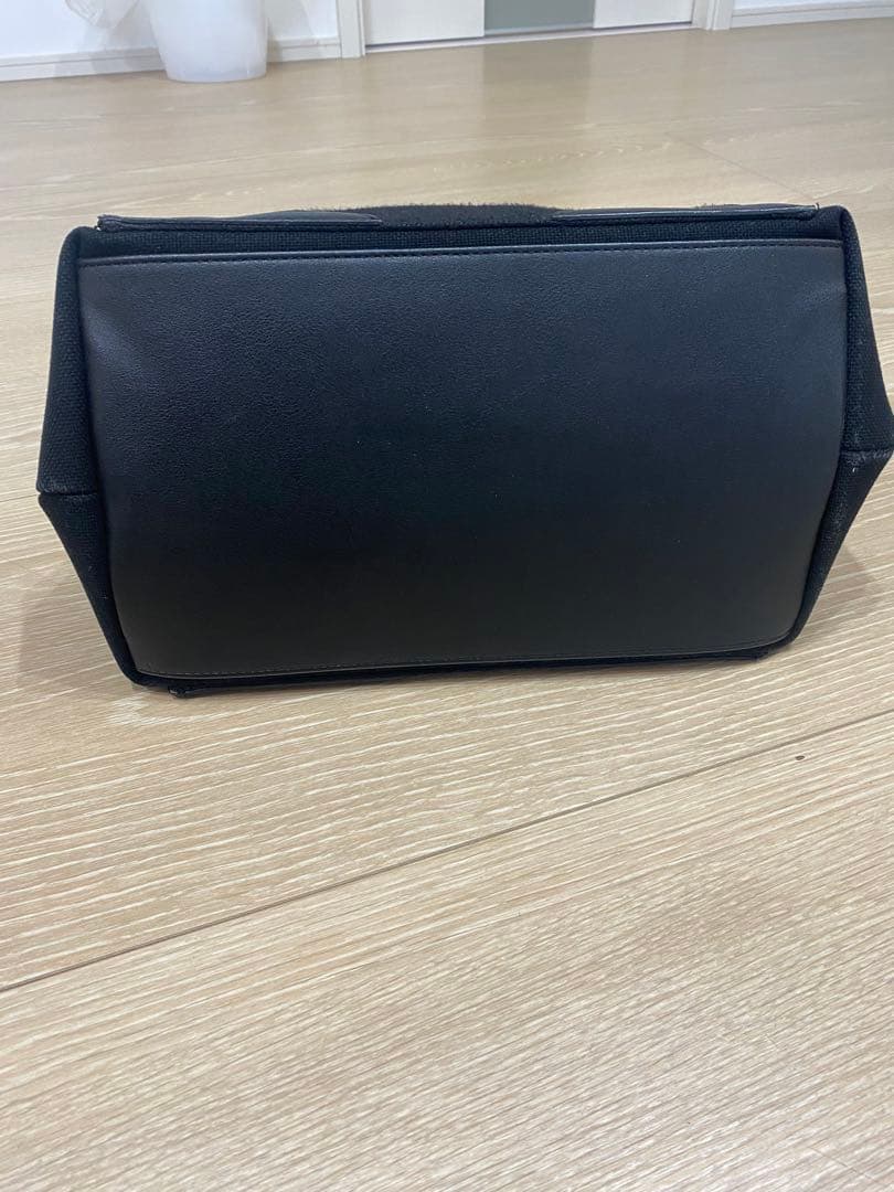 BALECIAGA カバスS トートバッグ キャンバス×レザー ブラック