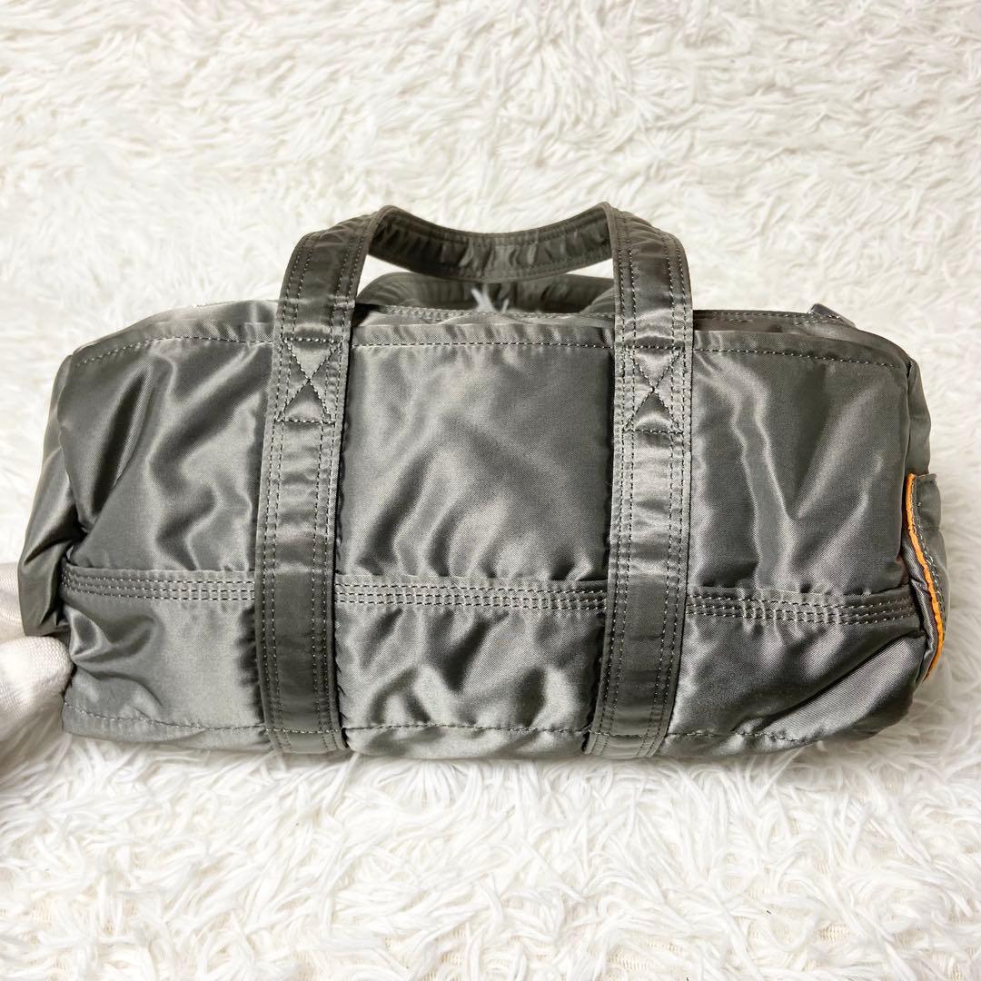未使用級 ポーター タンカー ダッフル ミニボストンバッグ Sサイズ シルバー