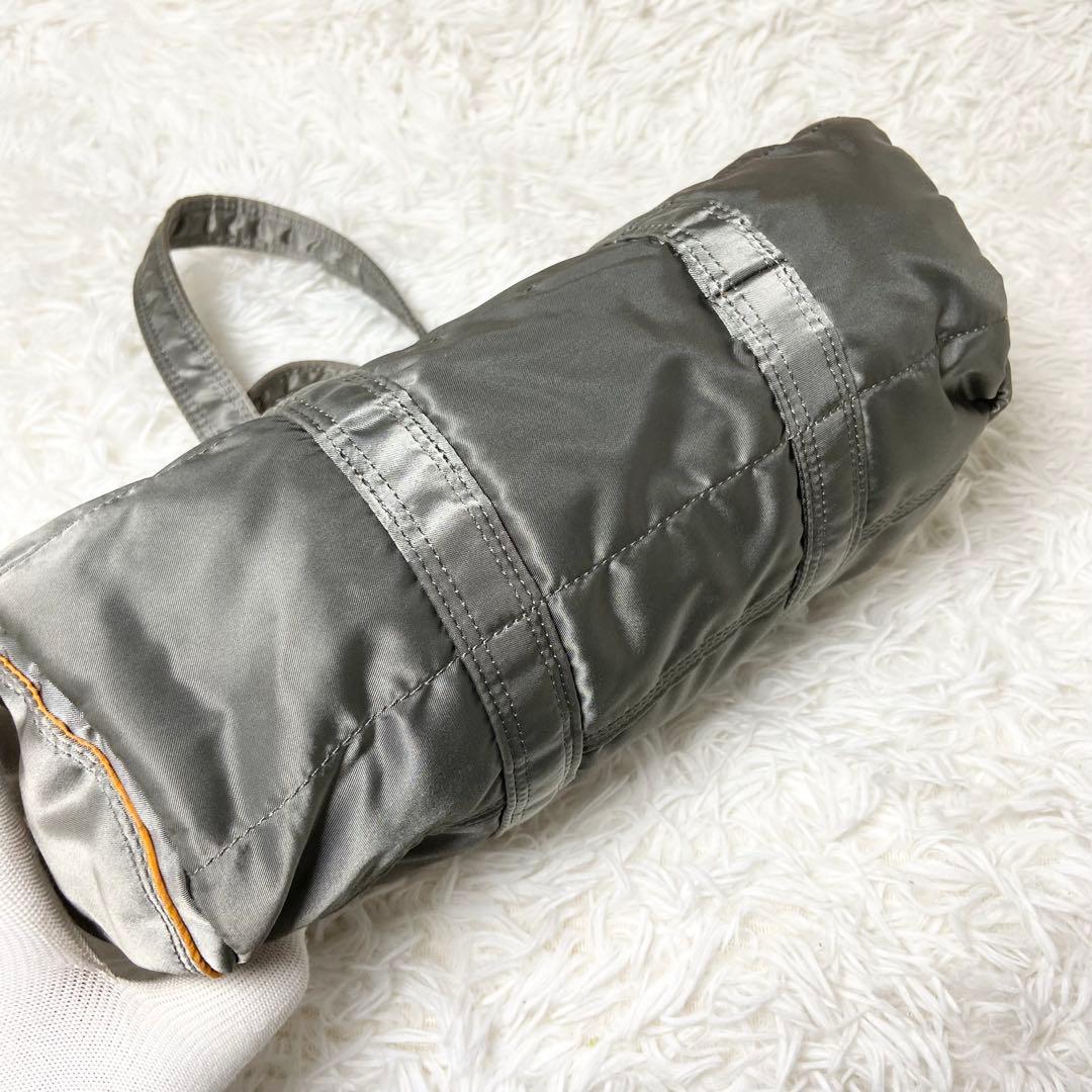 未使用級 ポーター タンカー ダッフル ミニボストンバッグ Sサイズ シルバー