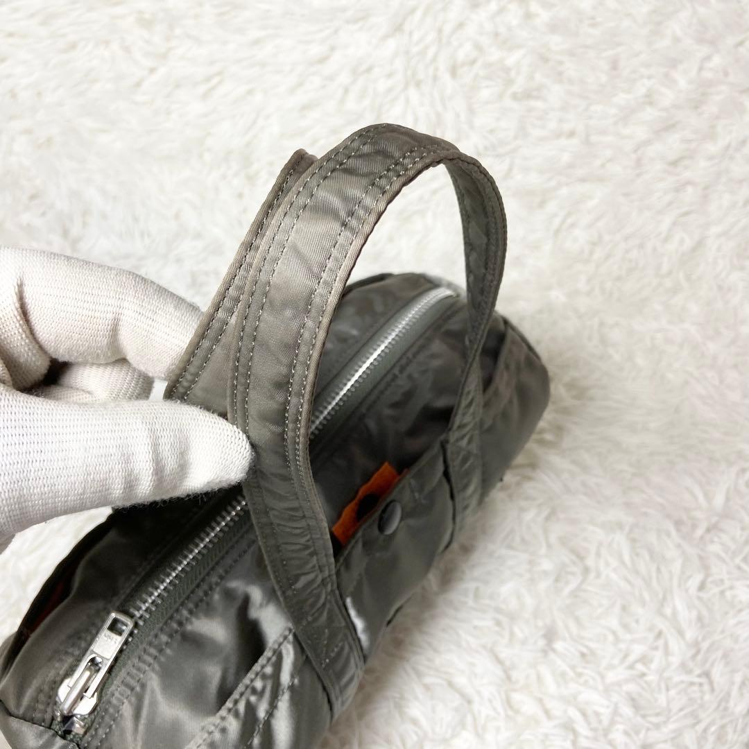 未使用級 ポーター タンカー ダッフル ミニボストンバッグ Sサイズ シルバー