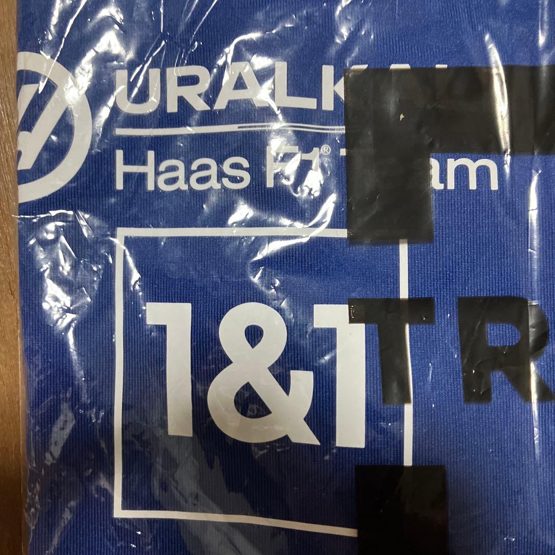 ハース　F1 チーム　チームスタッフ用　ジップポロ　チーム支給品