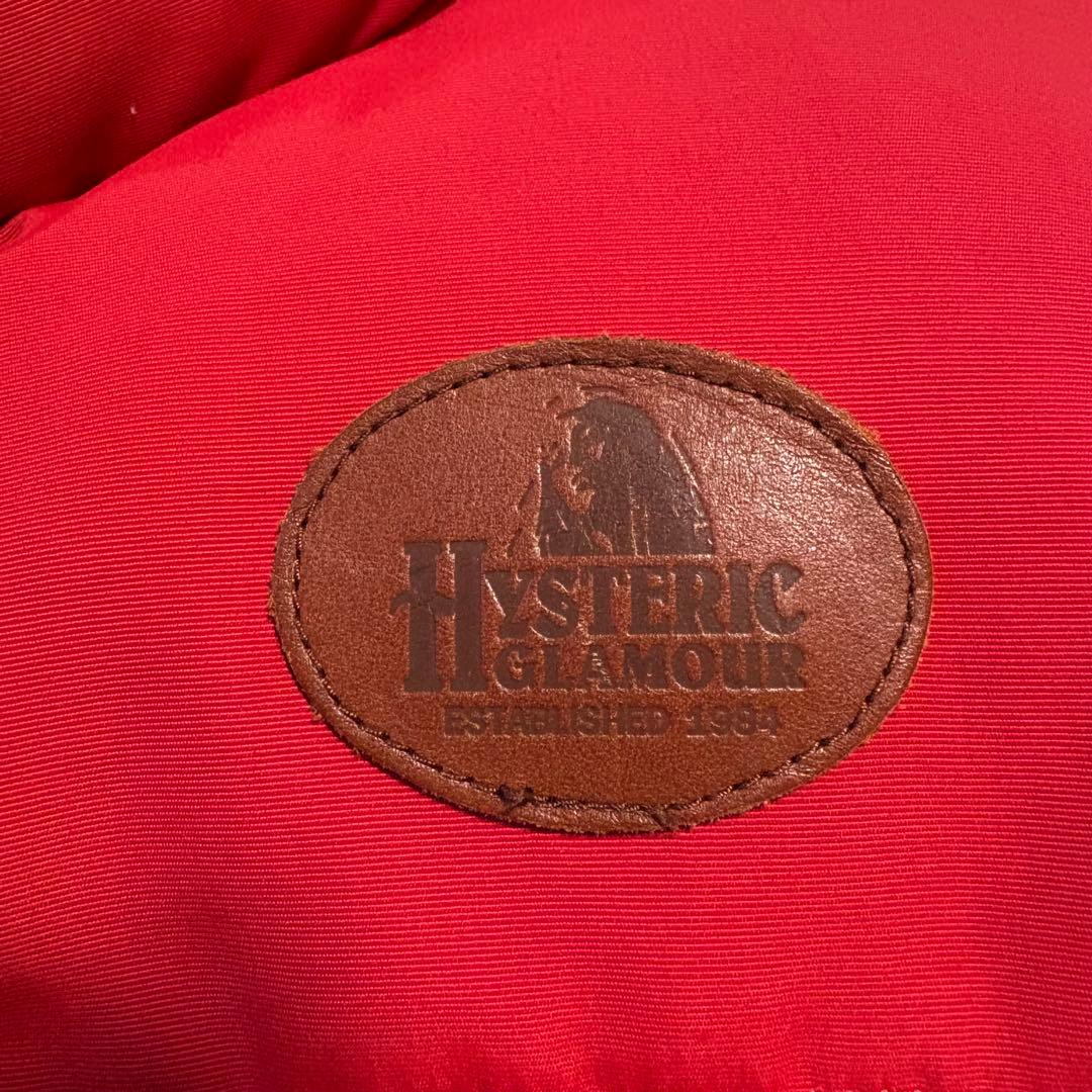 ヒステリックグラマー　アメコミ柄　リバーシブルダウンベスト