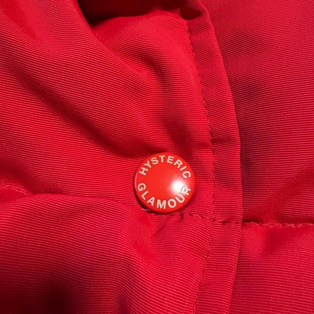 ヒステリックグラマー　アメコミ柄　リバーシブルダウンベスト