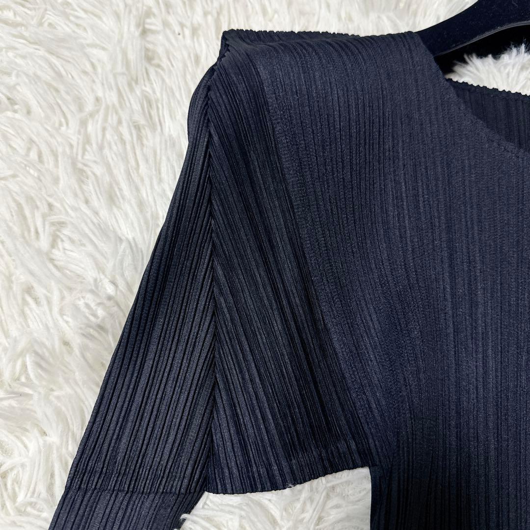 ISSEY MIYAKE イッセイミヤケ プリーツ 長袖 カットソー 黒