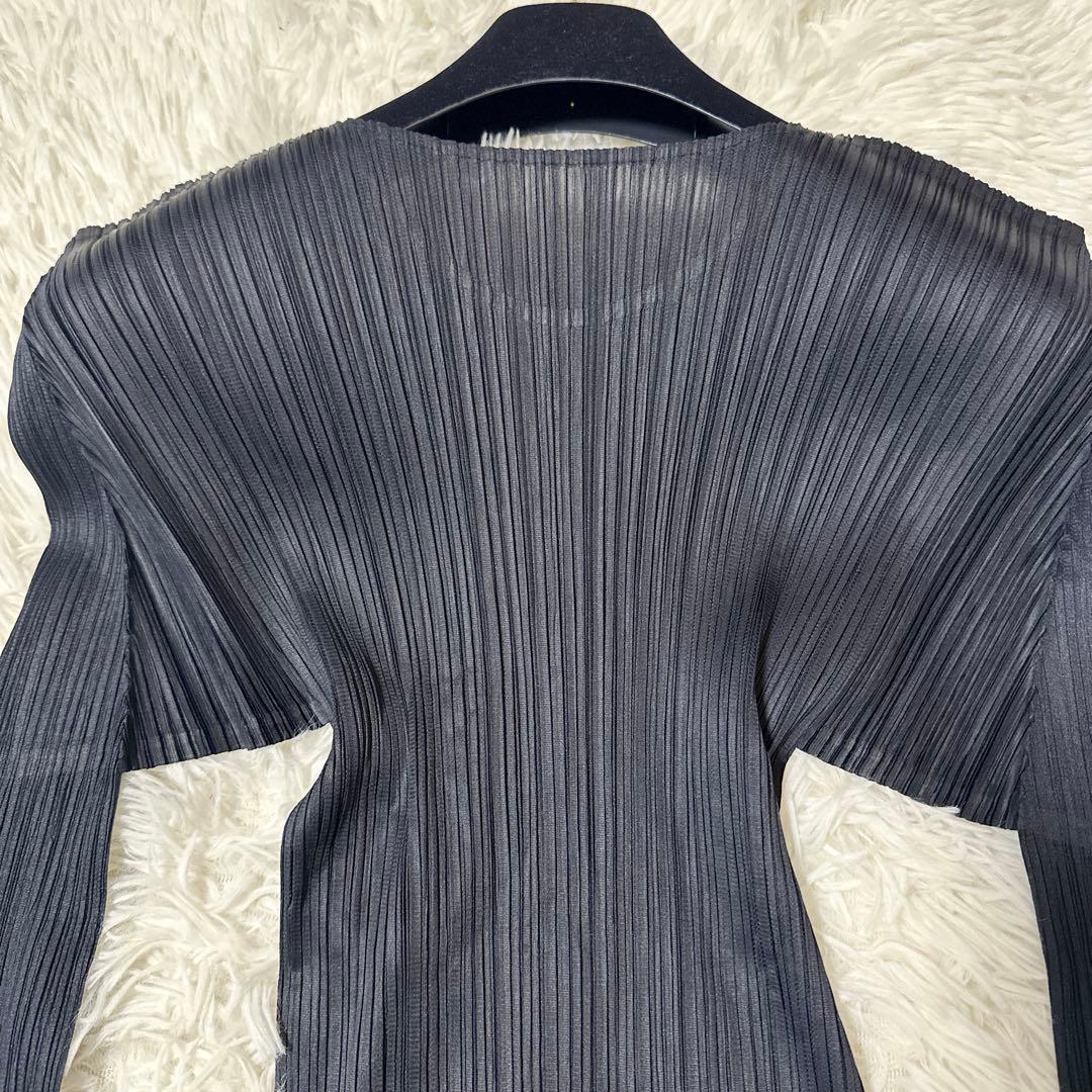 ISSEY MIYAKE イッセイミヤケ プリーツ 長袖 カットソー 黒