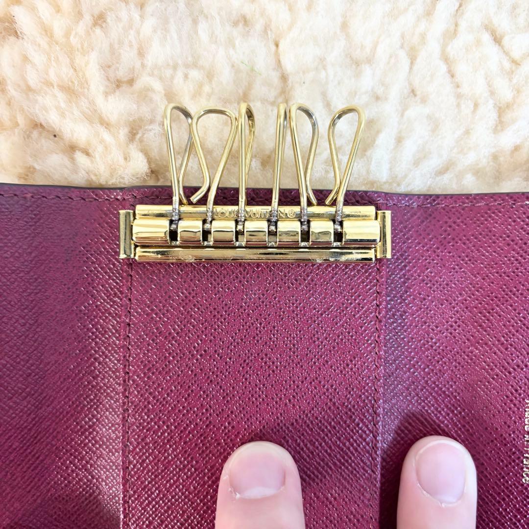 ルイヴィトン　ミュルティクレ6 モノグラム　キーケース　6連　ゴールド　金具