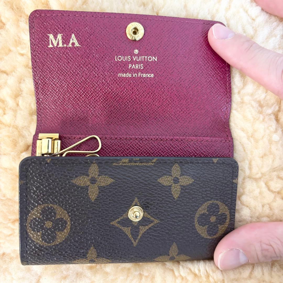 ルイヴィトン　ミュルティクレ6 モノグラム　キーケース　6連　ゴールド　金具