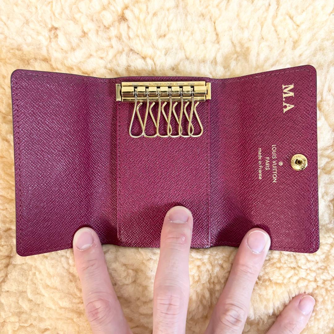 ルイヴィトン　ミュルティクレ6 モノグラム　キーケース　6連　ゴールド　金具