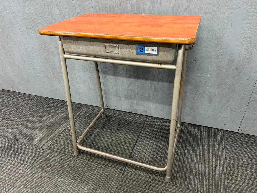 512◆格安配送地域あり◆ホウトク製◆学童机・椅子4組(旧JIS2号)学校学習塾