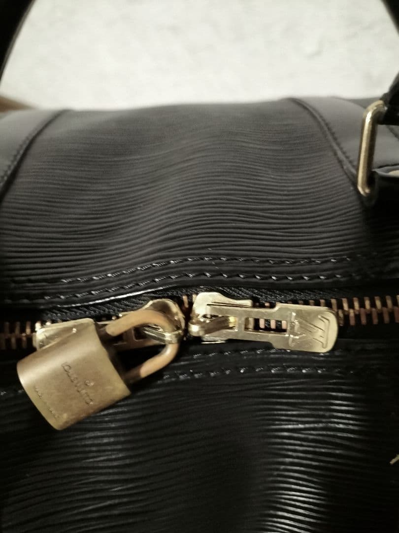 【美品✨】ルイヴィトン ボストンバッグ キーポル55 エピ 黒