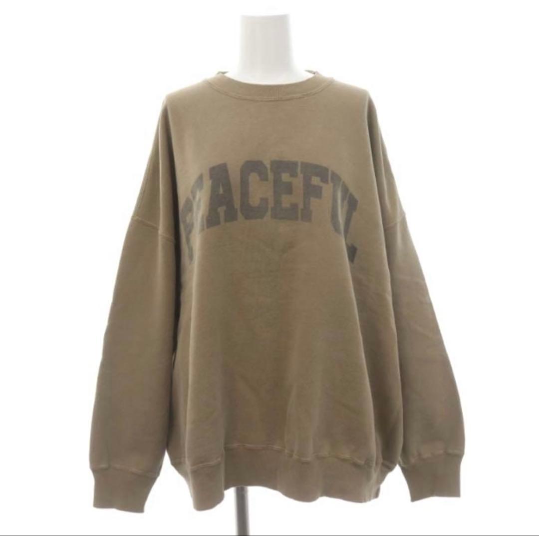 Deuxieme Classe PEACEFUL ロゴスウェット