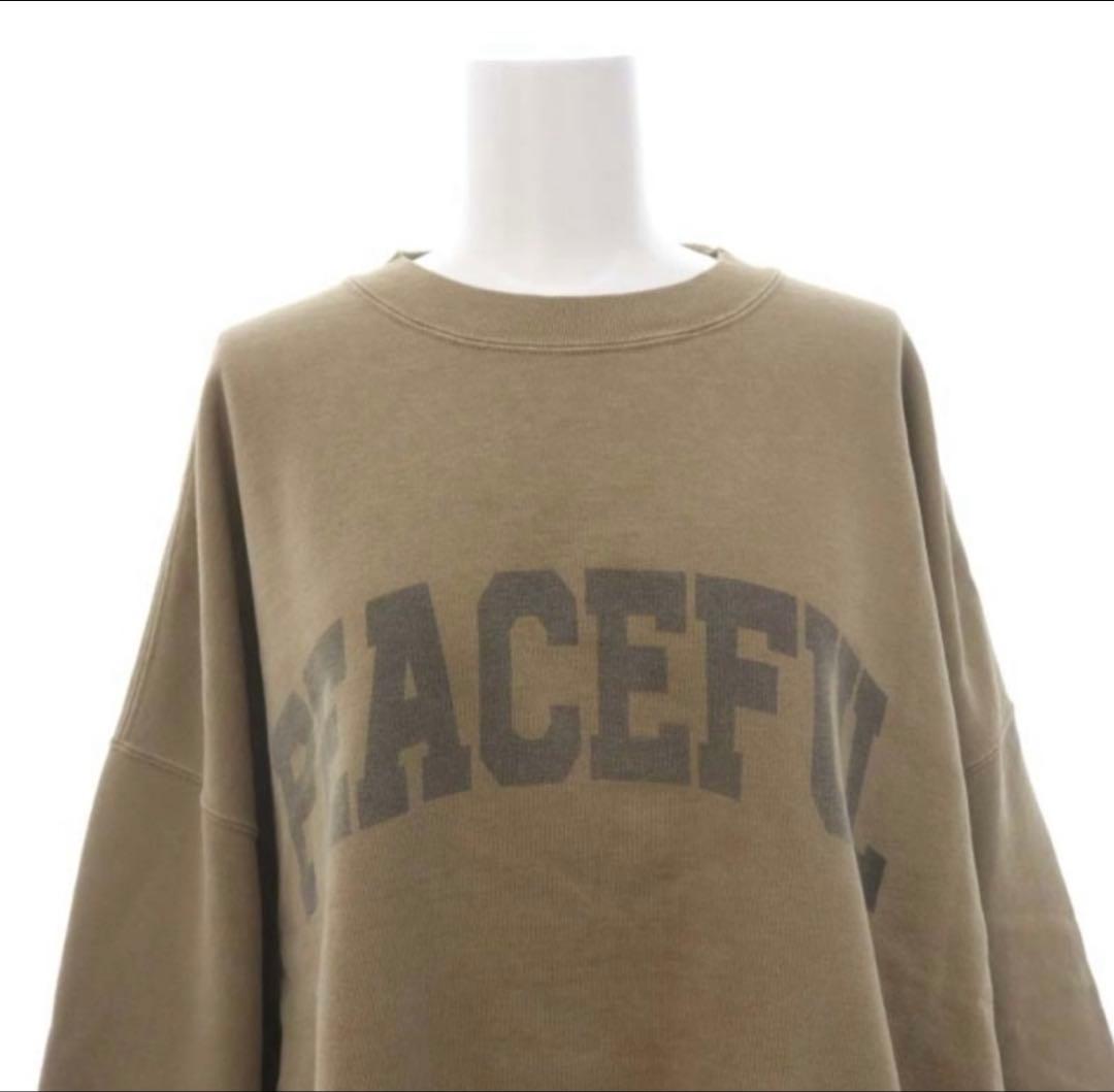 Deuxieme Classe PEACEFUL ロゴスウェット