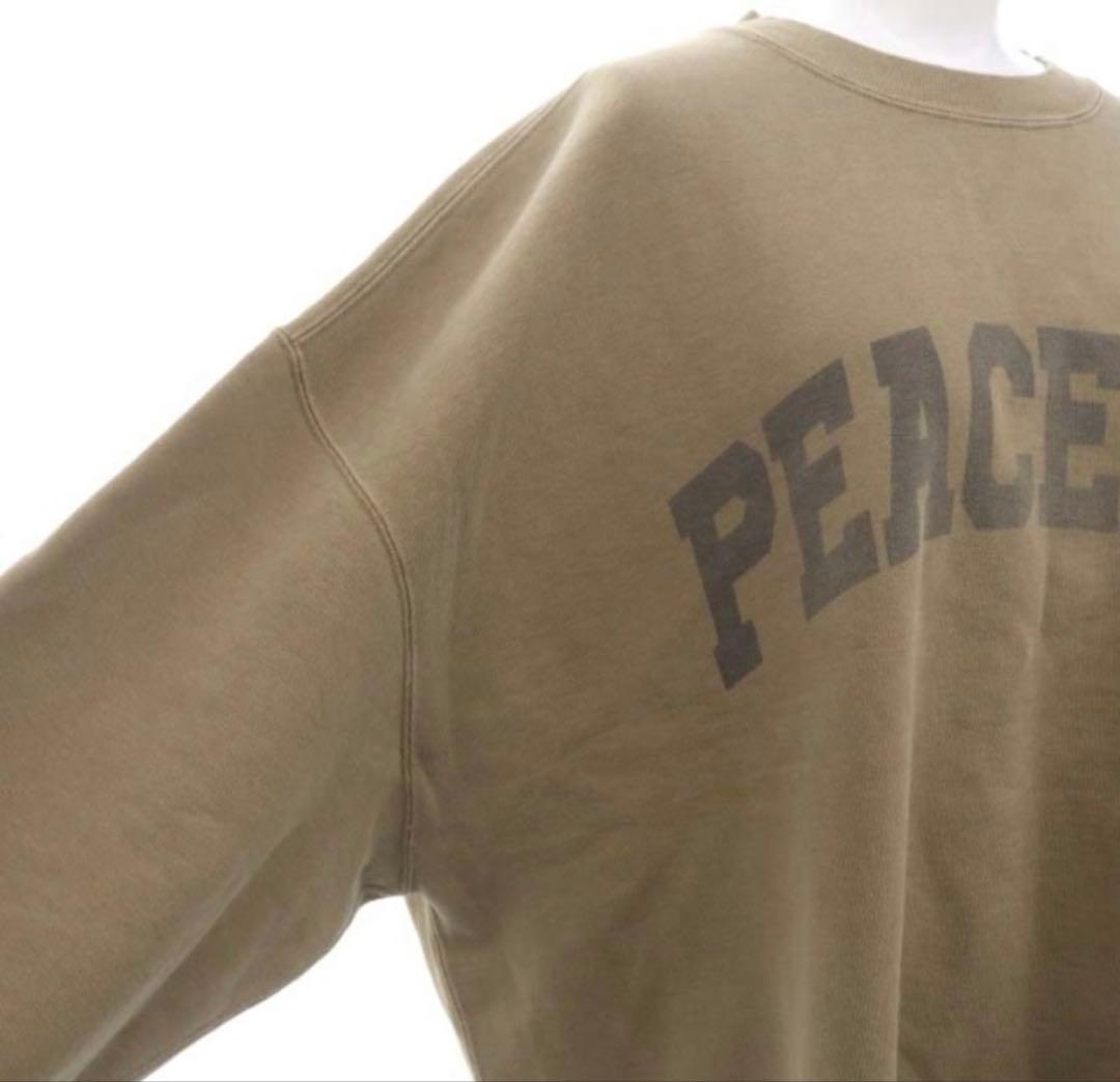 Deuxieme Classe PEACEFUL ロゴスウェット