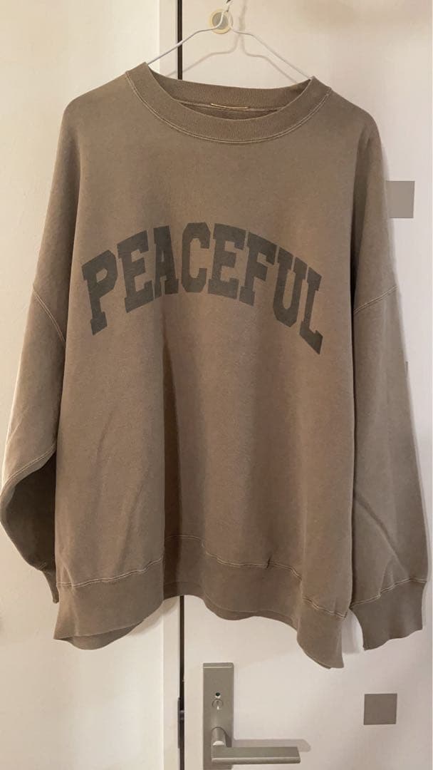 Deuxieme Classe PEACEFUL ロゴスウェット