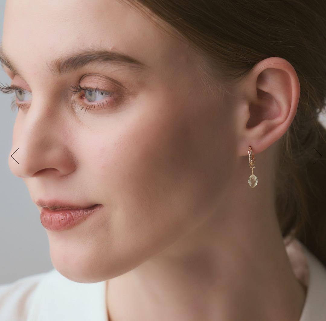 アガット　天然石　ピアスチャーム