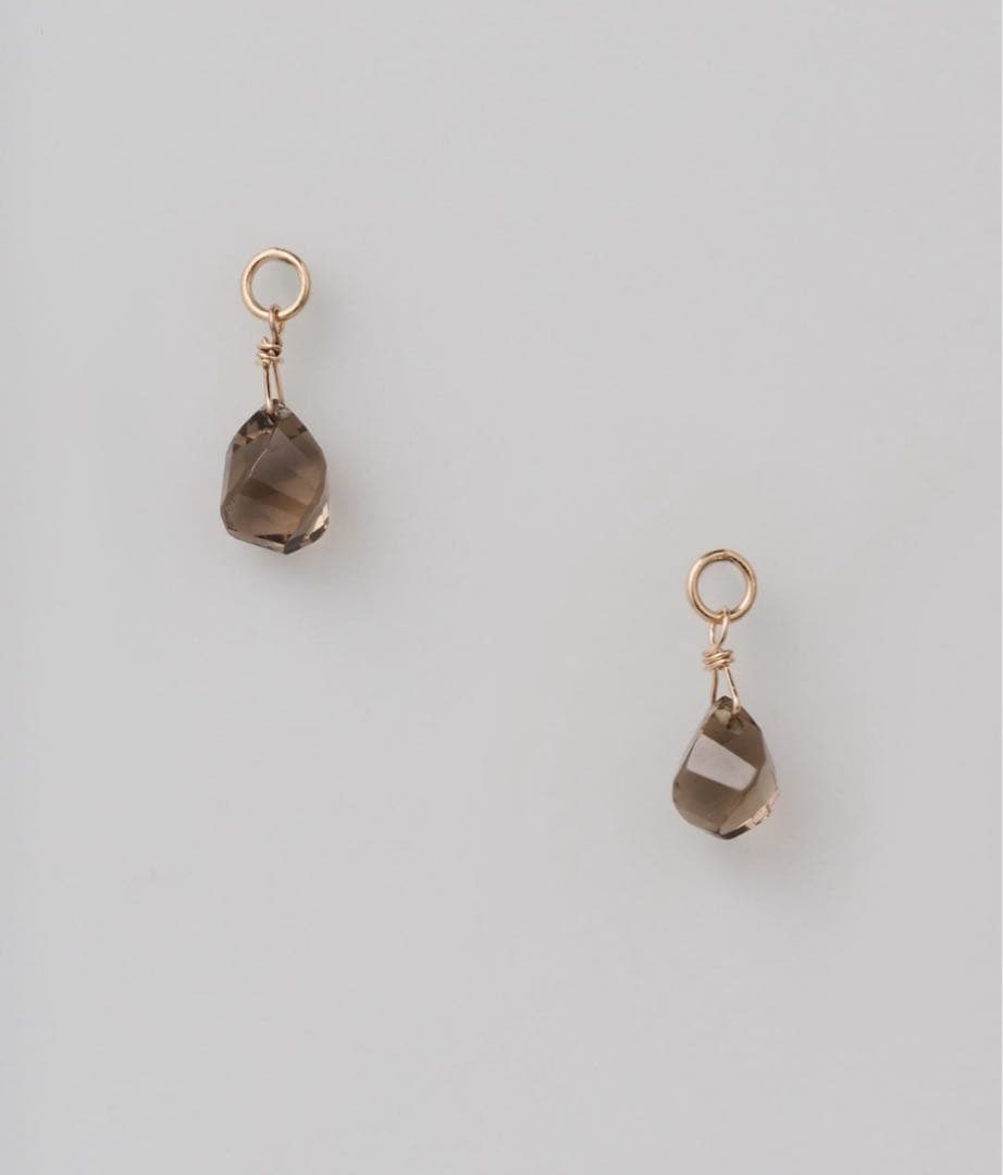 アガット　天然石　ピアスチャーム