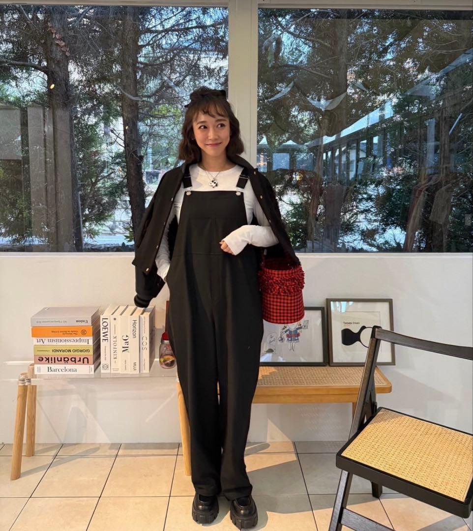 【美品】ロージーモンスター　ポケットフリルオールインワン