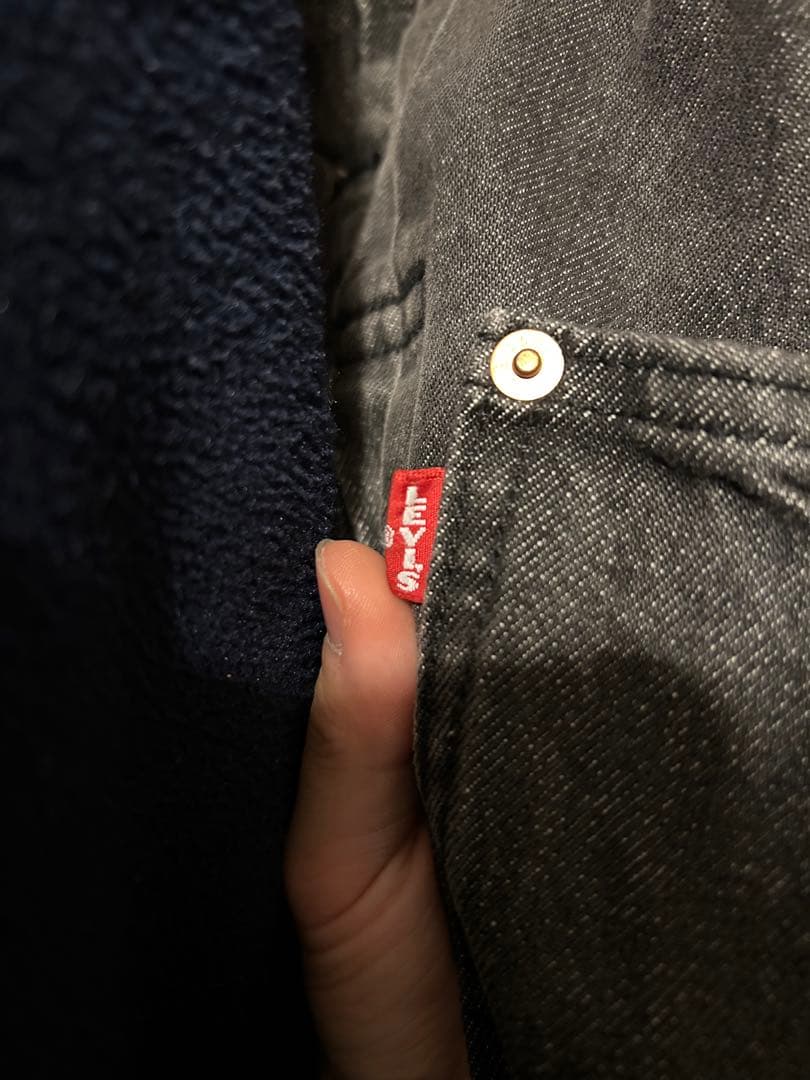 Levi's ダークグレー デニムジャケット M