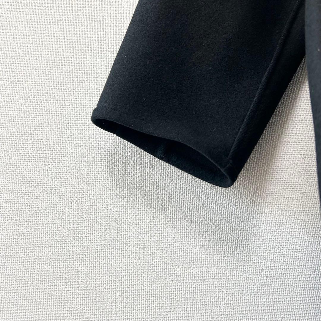 Drawer リバー ノーカラーコート　ブラック　38