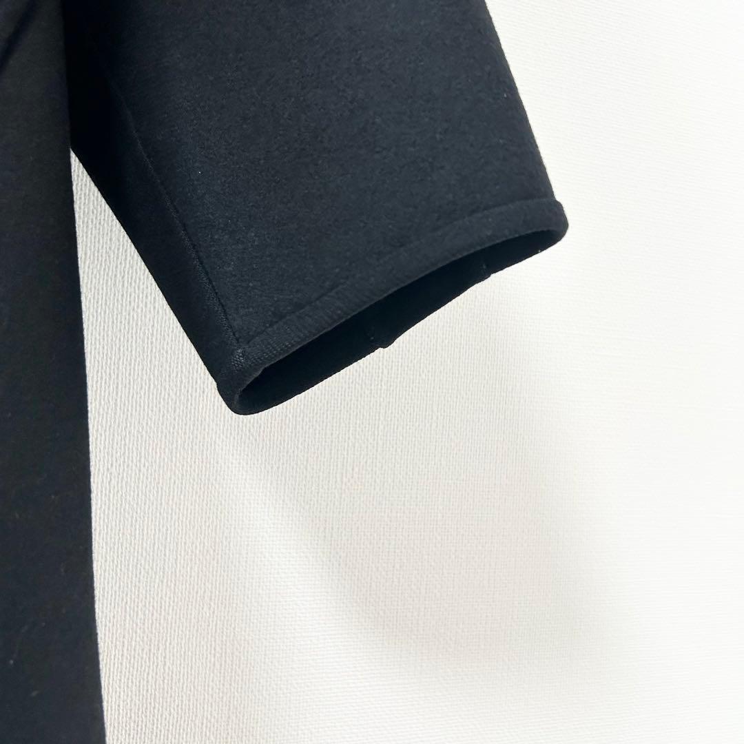Drawer リバー ノーカラーコート　ブラック　38