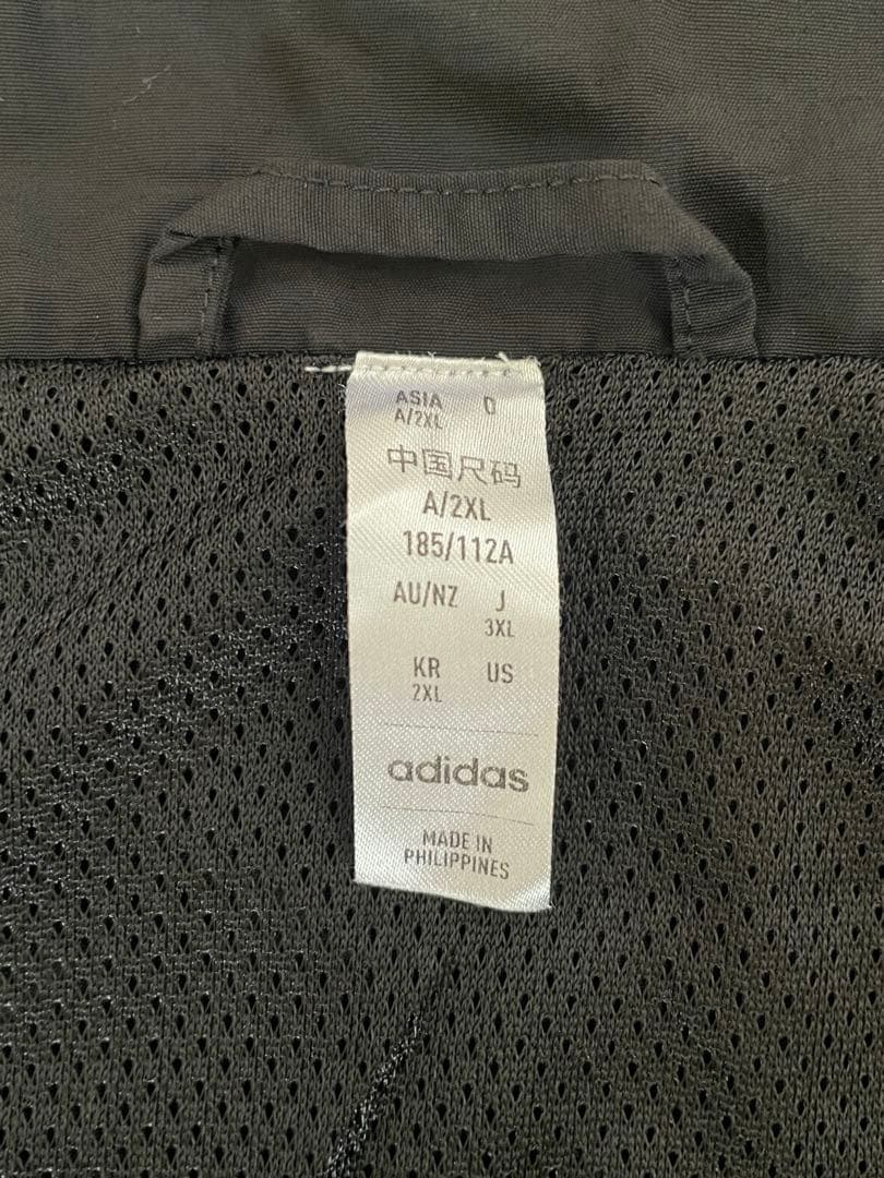 adidas アディダス JFA ウインドブレーカー ウェア黒 3XLサイズ