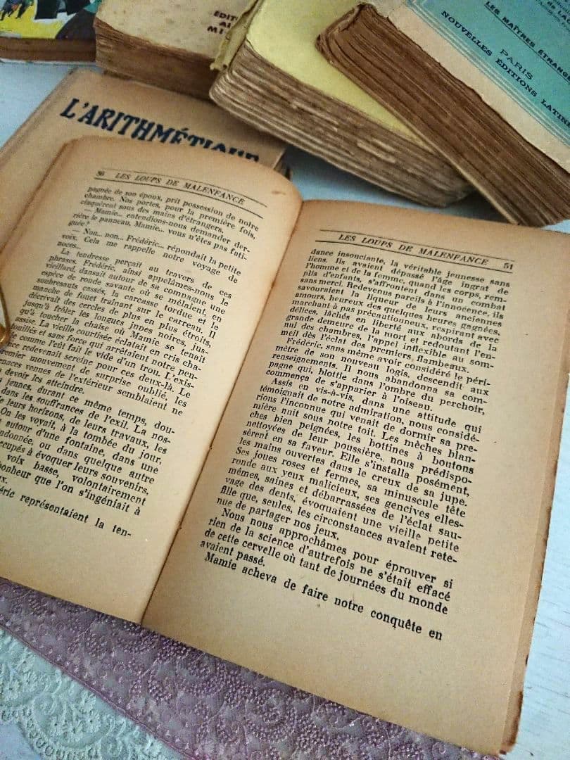 【1.7kgまとめ売り】古書 洋書 フランス語