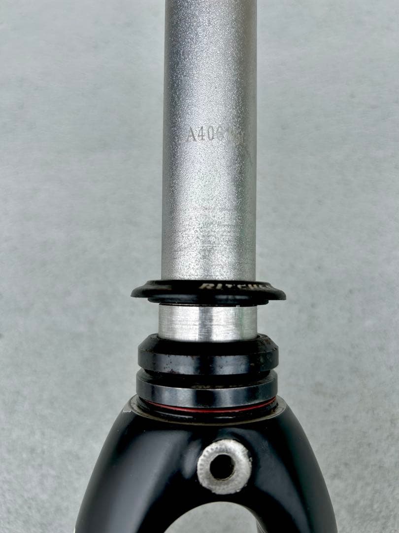 【WilierカーボンCarbonフロントフォーク】RITCHEYヘッドパーツ付