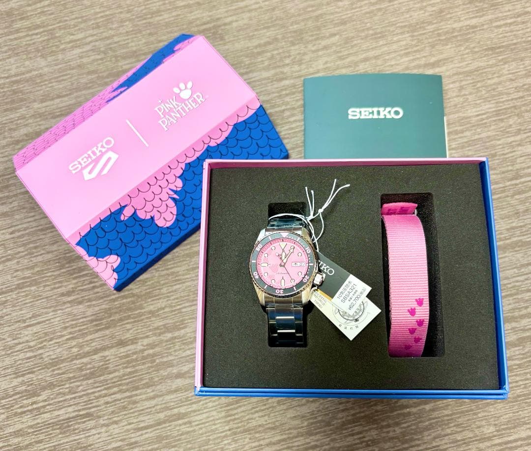 新品保証付‼️SEIKO SBSA321 ピンクパンサー コラボ限定モデル‼️