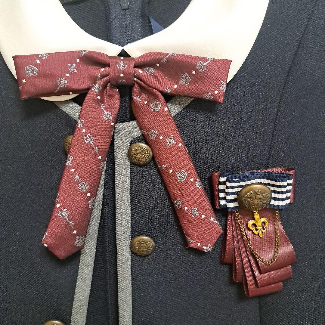 卒業式　結婚式　女の子　ボレロワンピース&ローファーセット