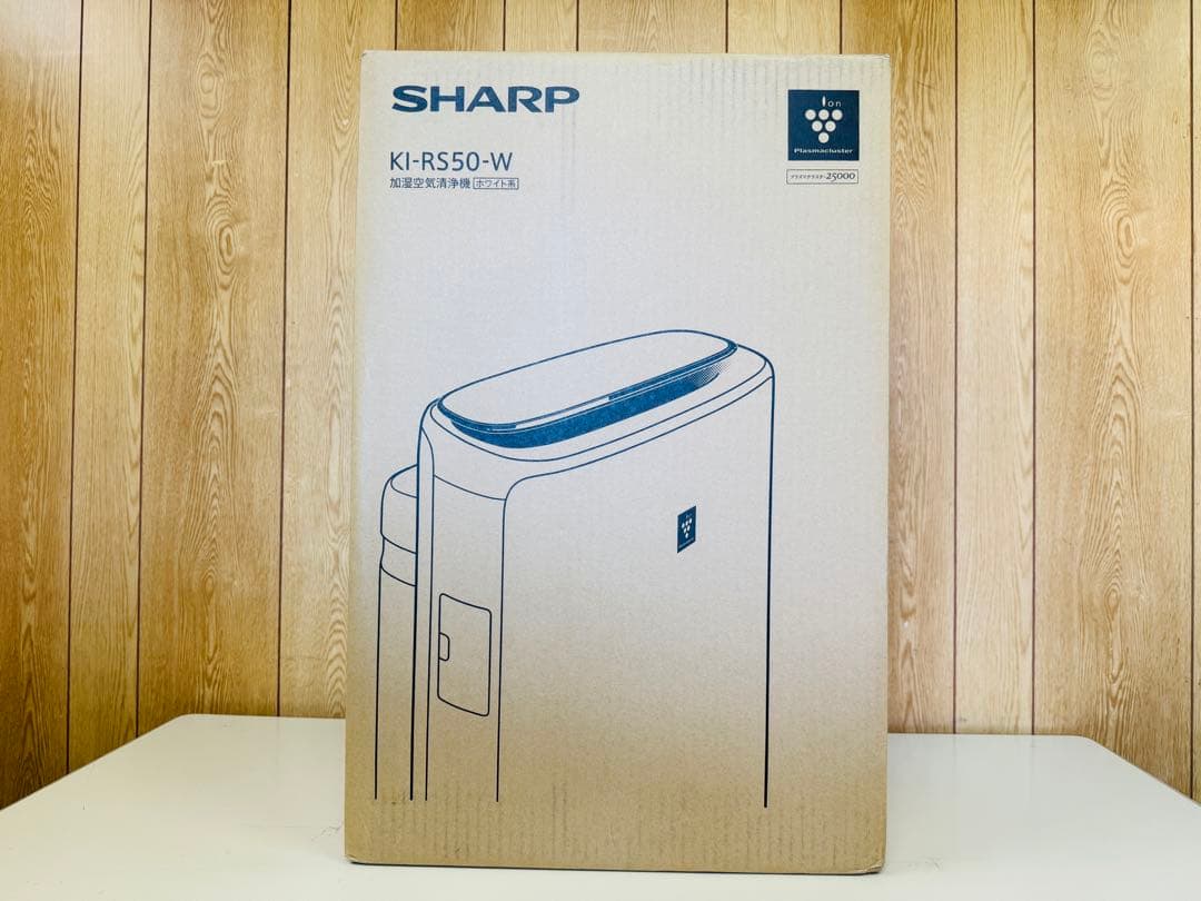 シャープ 加湿空気清浄機 KI-RS50-W ホワイト系 未開封