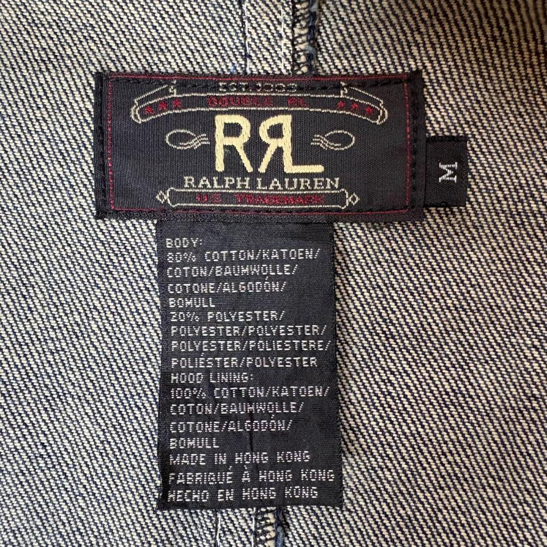 90s 三ツ星タグ 香港製 RRL ダブルアールエル デニム カバーオール M