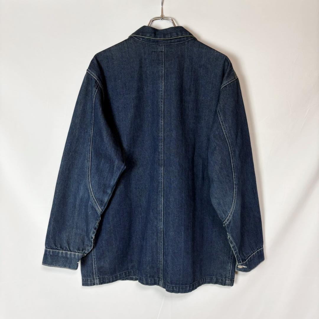 90s 三ツ星タグ 香港製 RRL ダブルアールエル デニム カバーオール M