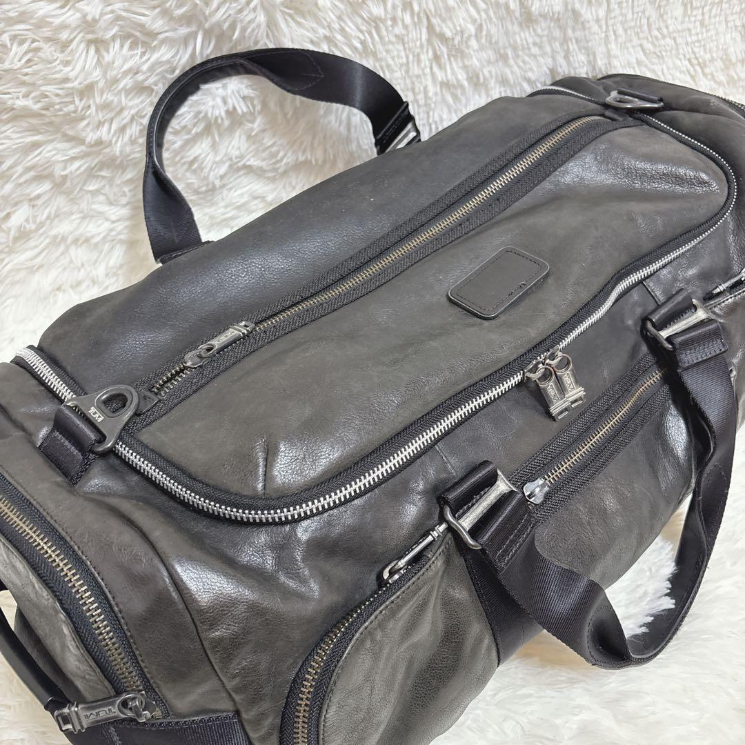 TUMI トゥミ レザー ボストンバッグ トラベル ビジネス 出張 仕事 旅行