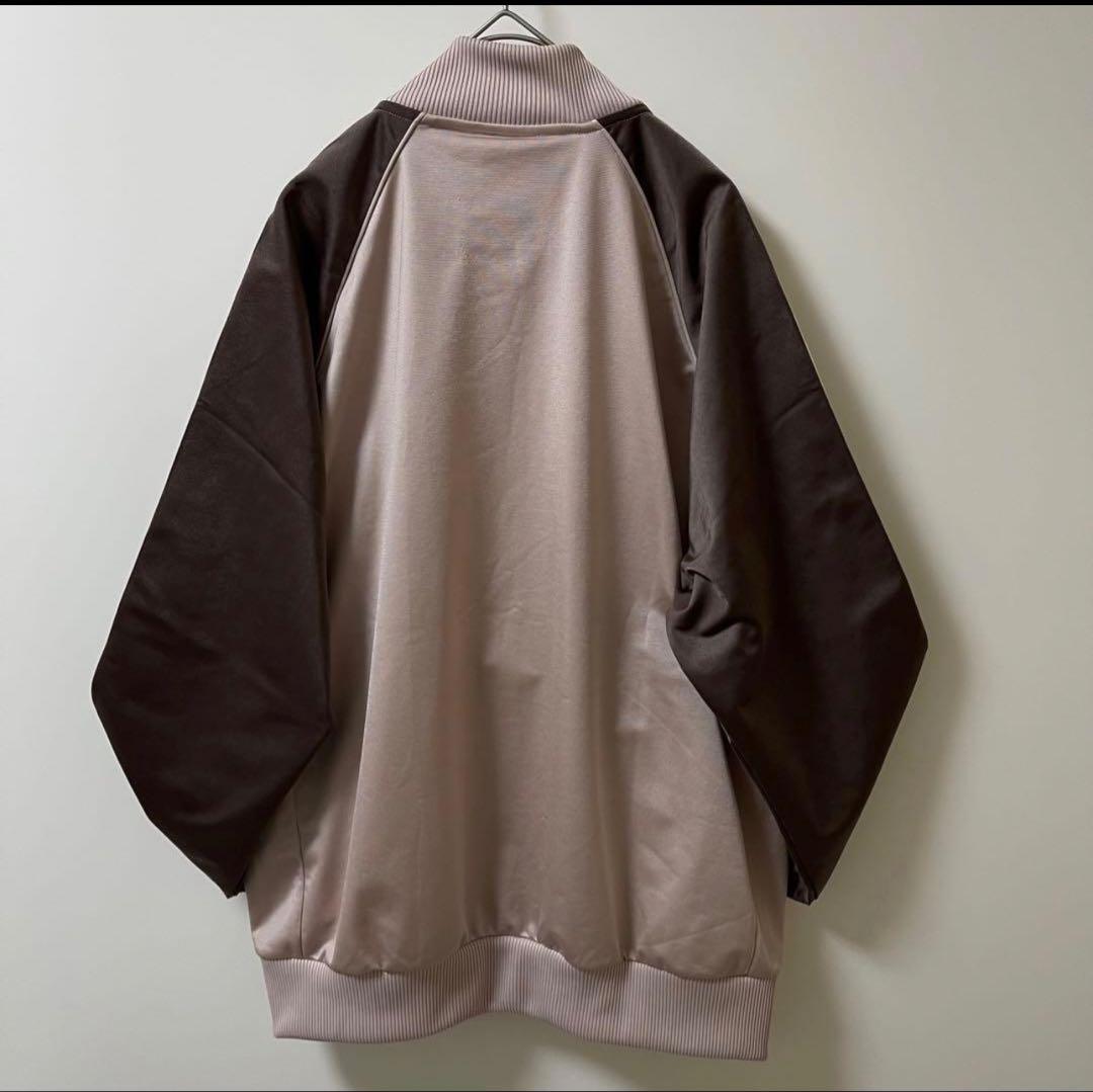 80s復刻】アディダス トラックジャケット 刺繍 極美品 ジャージ 茶 ベージュ