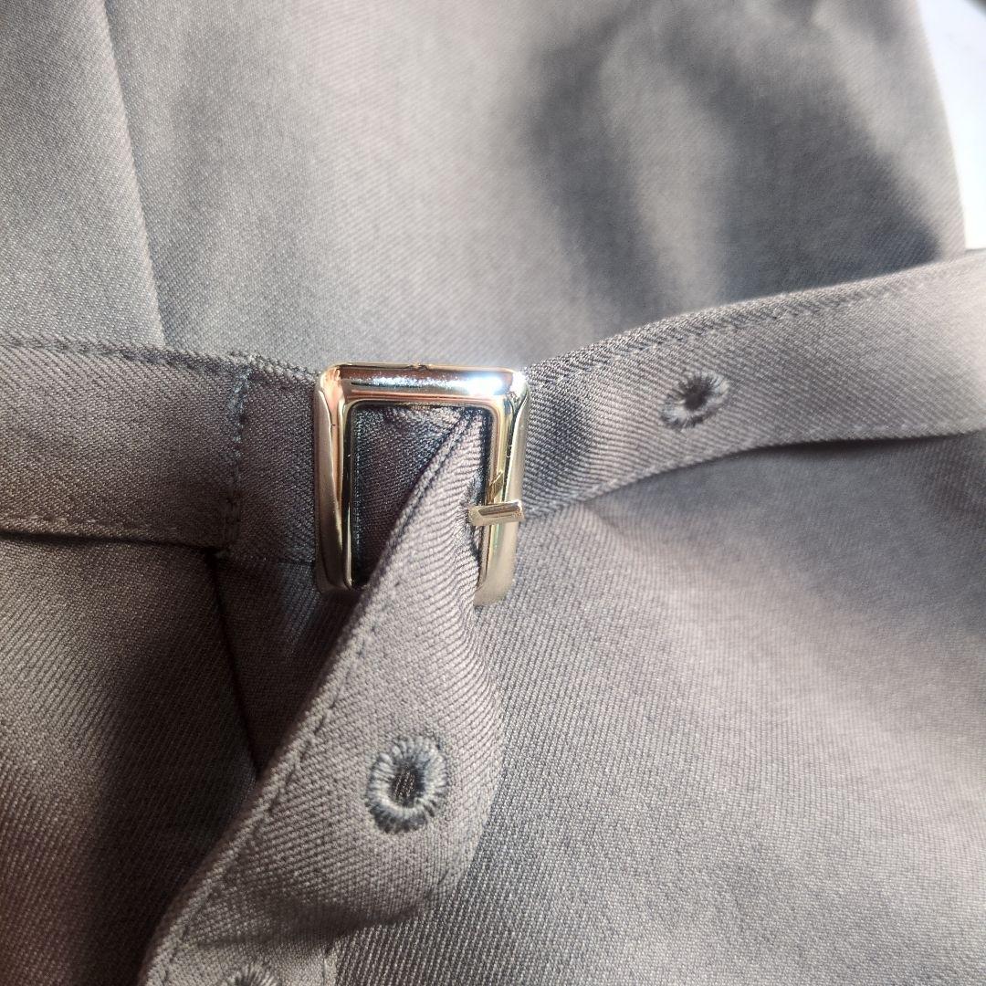 【完売品】ミッシュマッシュ　フロントプリーツワンピース　モカ　Мサイズ