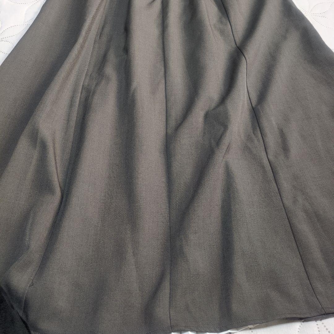 【完売品】ミッシュマッシュ　フロントプリーツワンピース　モカ　Мサイズ