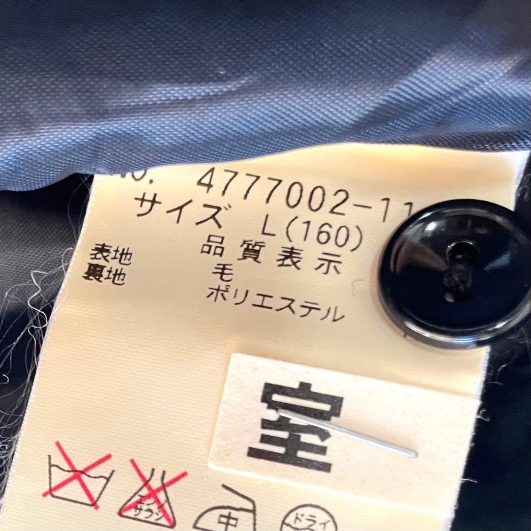 ポンポネットジュニア　卒服　160 ジャケット　スカート　リボン　ベスト　受験