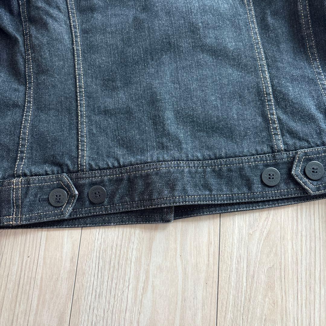 ☘*有様 バーバリー　デニムジャケット　黒　L