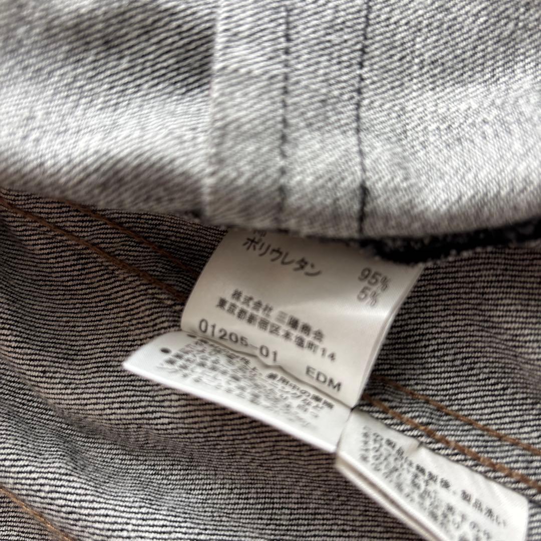 ☘*有様 バーバリー　デニムジャケット　黒　L