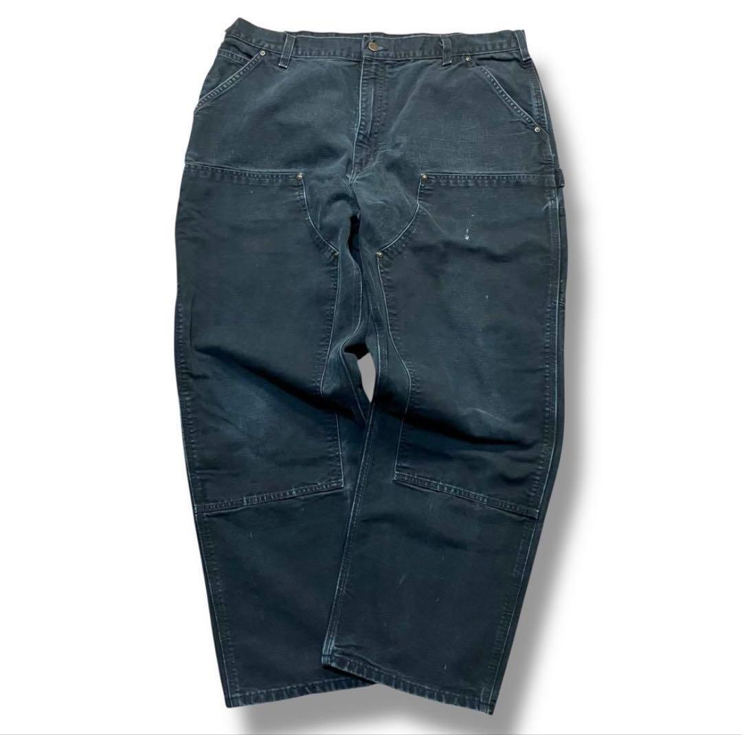 カーハート ダブルニー B136 ペインターパンツ ブラック