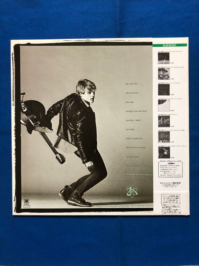 LP♢ブライアン・アダムス♢ AMP-28069♢帯付うg4960w43