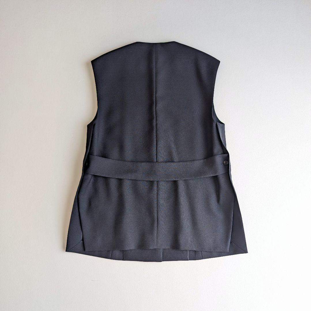 ebure ハイカウントドライウール ジレブラウス エブール ベスト