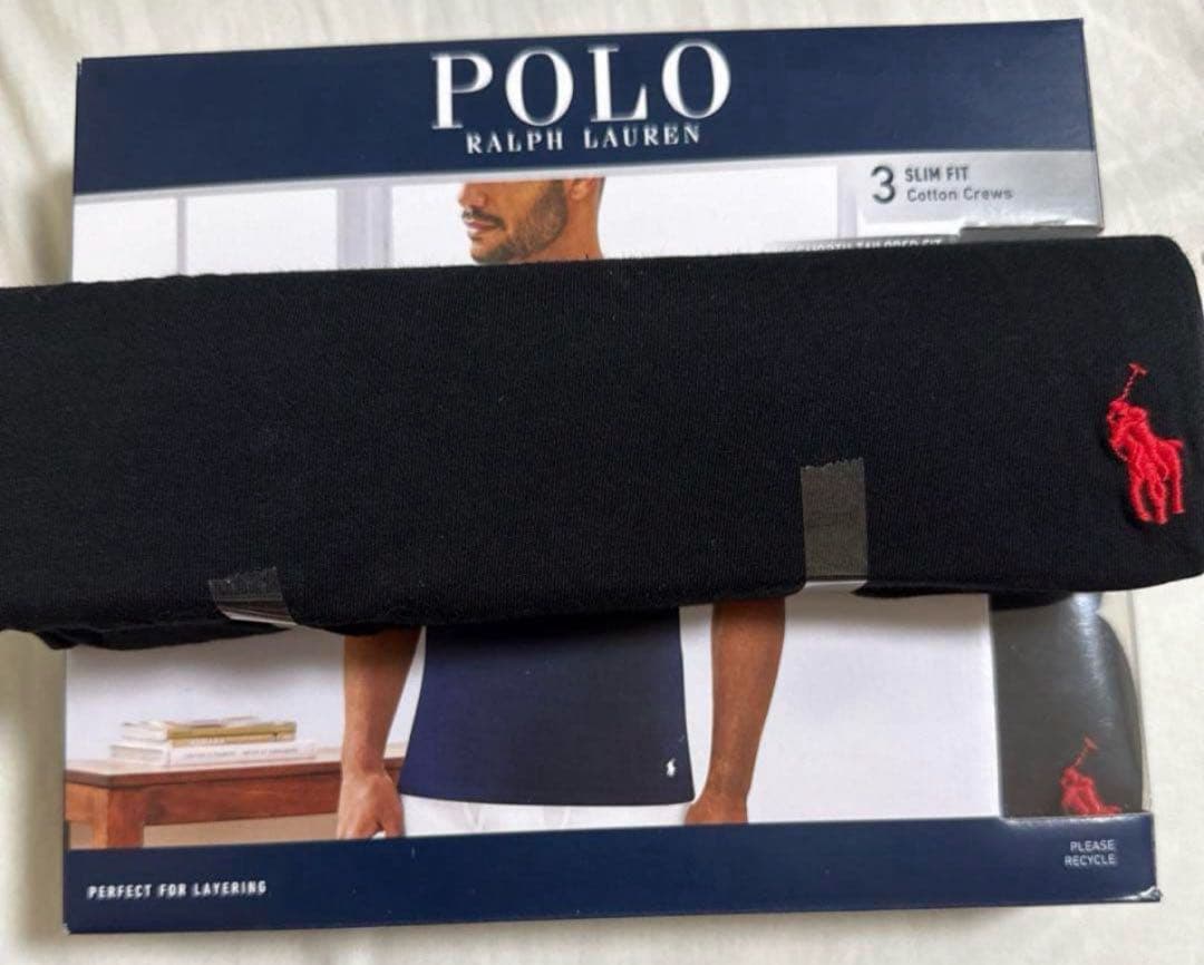 Polo slim fit tee ポロスリムフィット XS 白黒セット