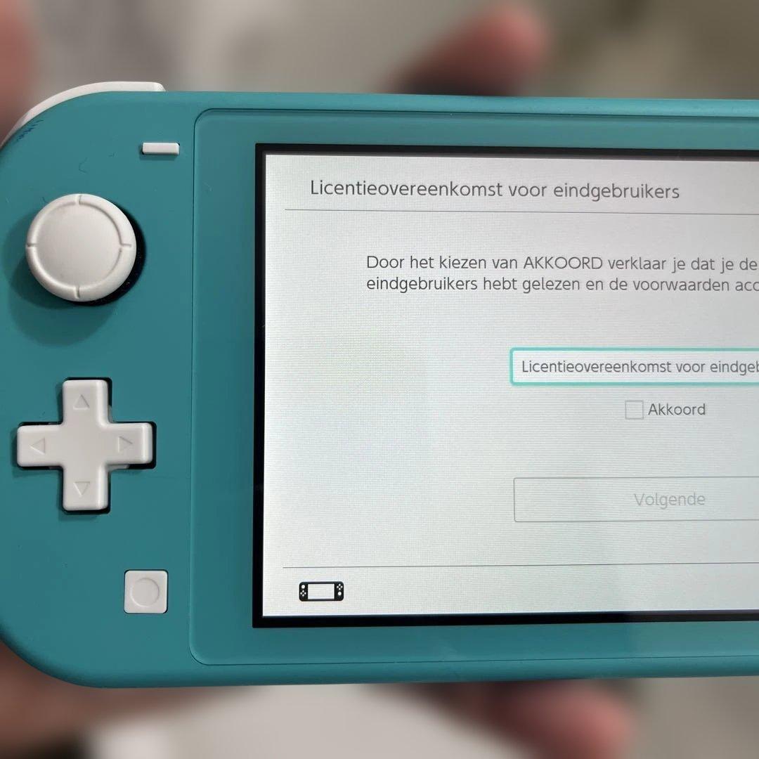 合馬公式 Nintendo Switch Lite アクアブルー 本体